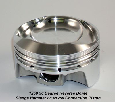 30 degree reverse dome 883 to 1250 conversion piston