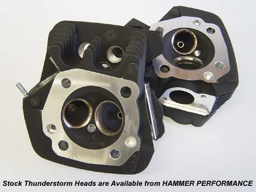 High Performance Thunderstorm Heads for Harley Davidson XL Sportster and Buell Models