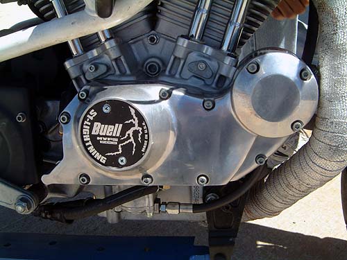 A Finished Cut Down Cam Box Cover for a High Performance Harley Davidson XL Sportster Buell